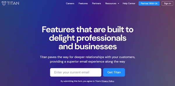 free business email using titan email trial