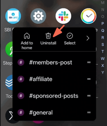 how to uninstall slack android how to uninstall slack android